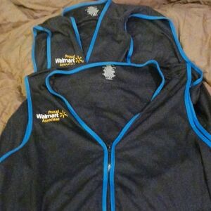 Walmart vest lot of two 2XL unisex brand new of Mark on the picture is just glar